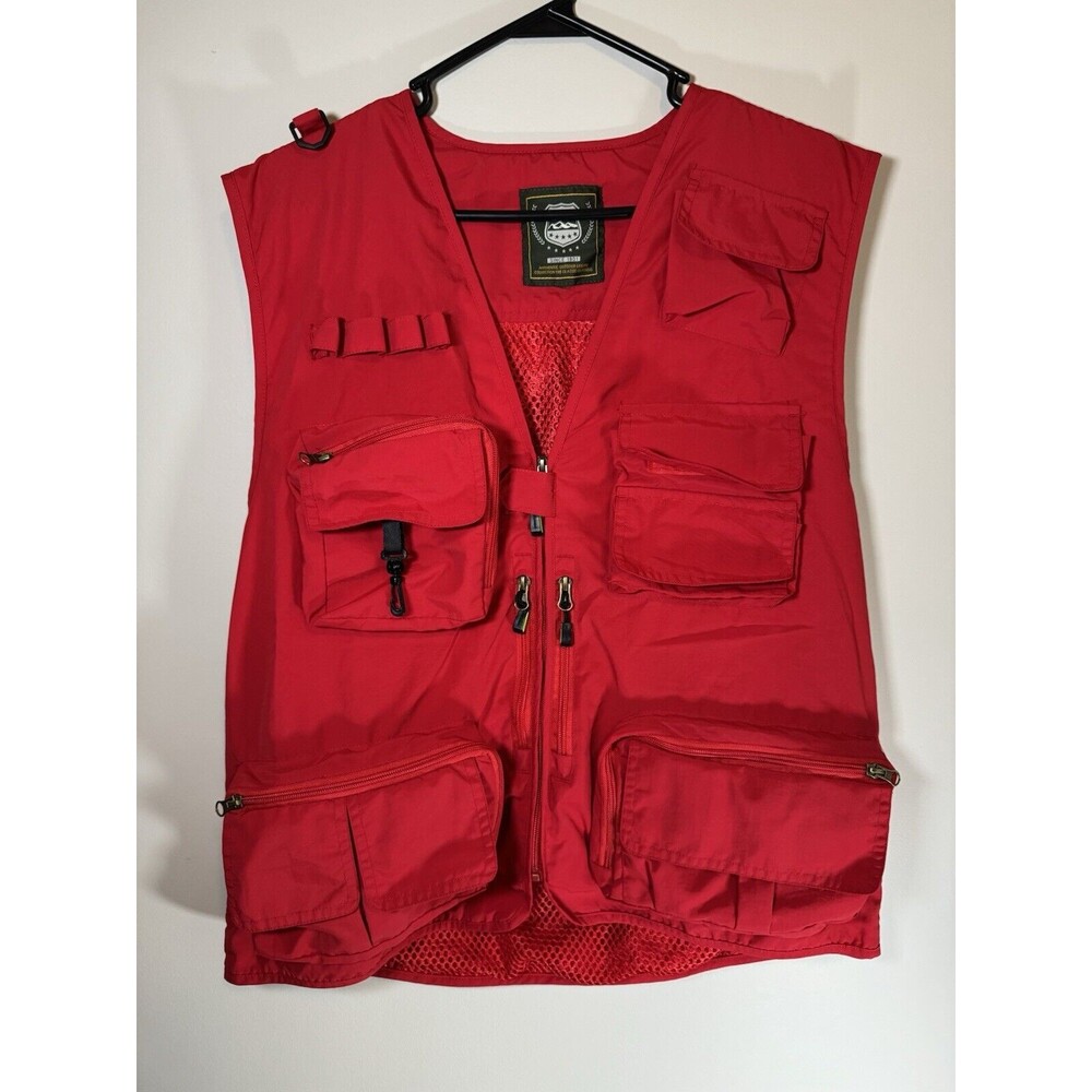 Flygo Mens Summer Outdoor Work Safari Fishing Travel Photo Vest with Pockets